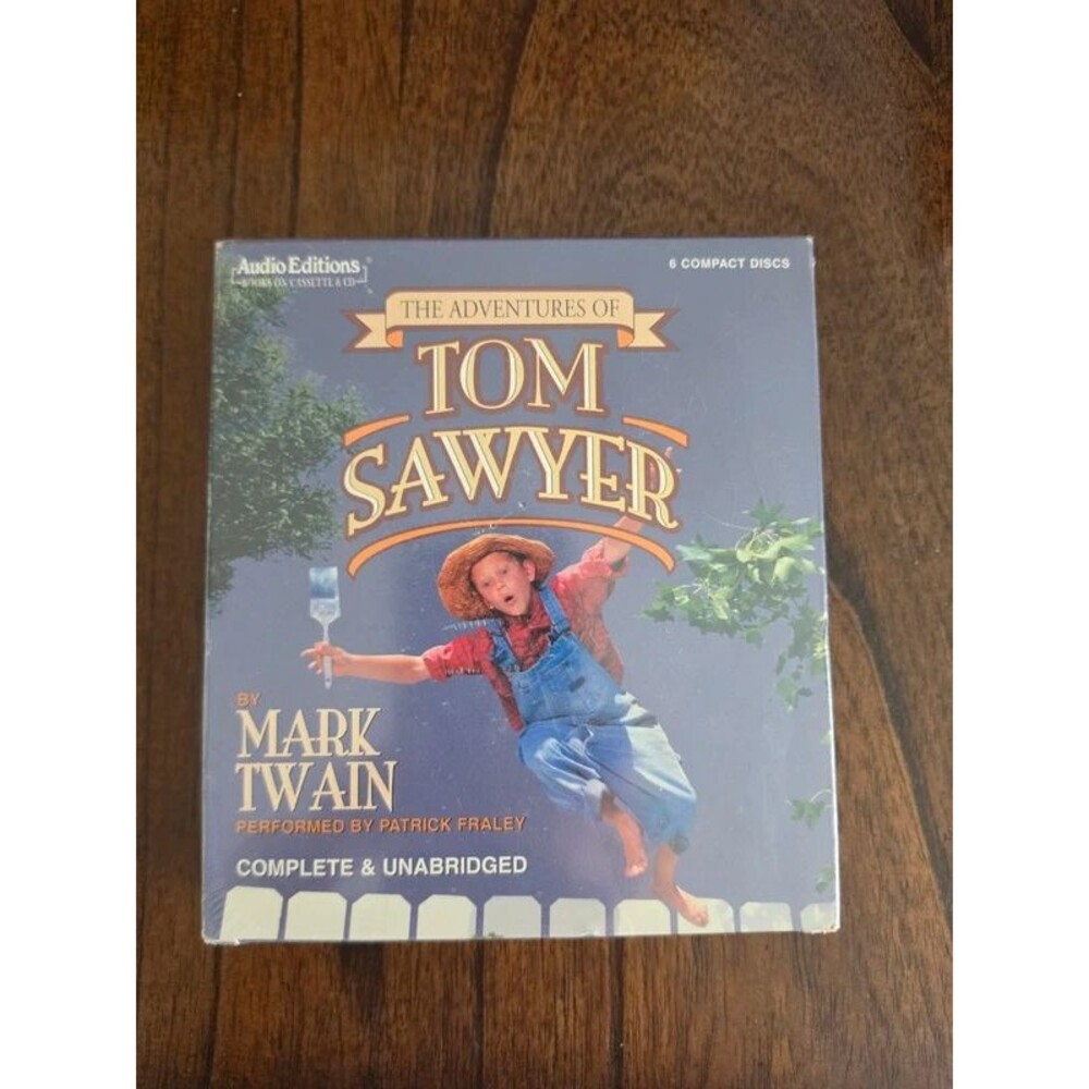 The Adventures of Tom Sawyer Mark Twain 6 CD Audiobook Unabridged New Sealed